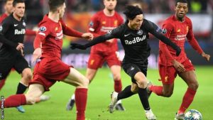 Read more about the article Takumi Minamino: Liverpool medical for Red Bull Salzburg winger