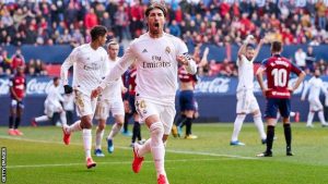Read more about the article Real Madrid moved six points clear at the top of La Liga after coming from behind to defeat Osasuna