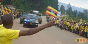 Read more about the article Museveni Arrives at Katuna Ahead of Meeting with Kagame