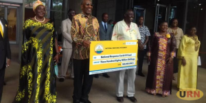 Read more about the article NRM Donates UGX 380 Million Towards COVID-19 Response
