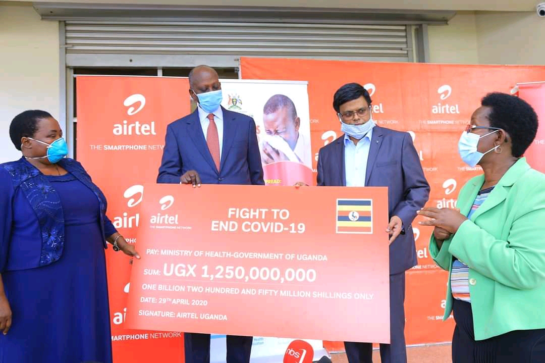 You are currently viewing COVID-19 UPDATE: Airtel Uganda donates UGX1.25b towards Covid-19 fight