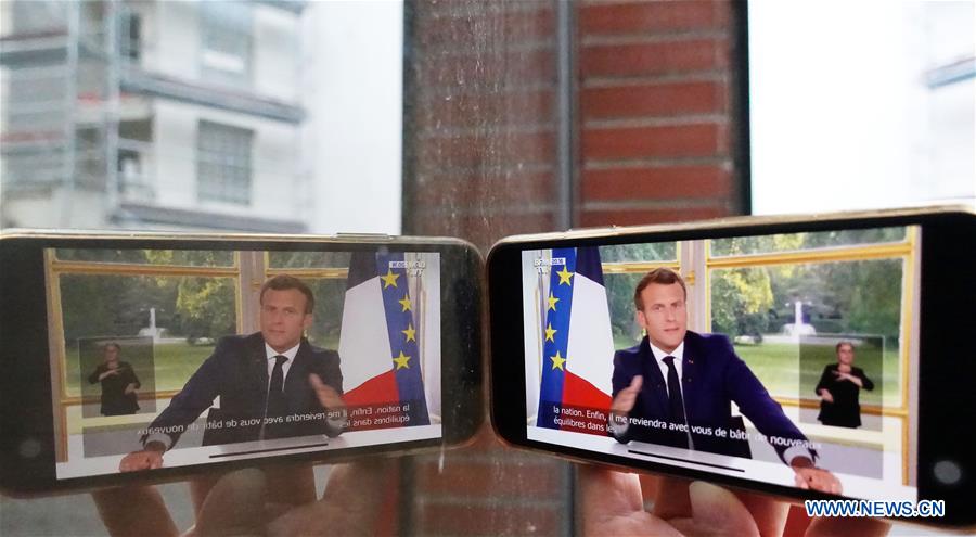 Read more about the article France’s Macron declares “first victory” over coronavirus epidemic