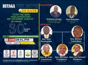 Read more about the article Buyaga West NRM Parliamentary MP Aspirant Debate.