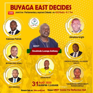 Read more about the article Buyaga East NRM Parliamentary MP Aspirant Debate.