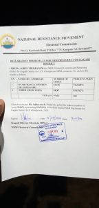 Read more about the article Ndibwami B.Yosia wins Kagadi District Chairperson Election as NRM Flag bearer