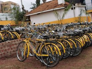 Read more about the article Kibaale NRM Chairpersons get bicycles