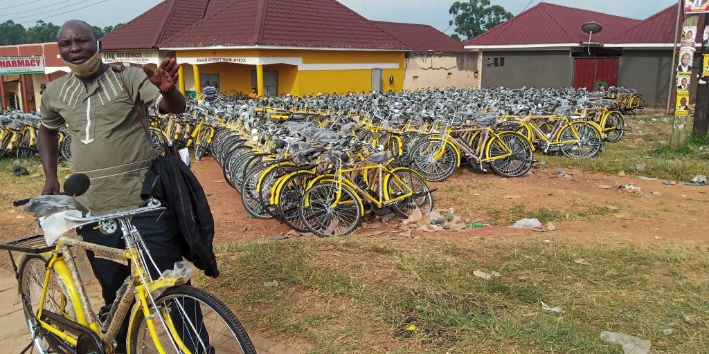 You are currently viewing NRM delivers 964 bicycles for Local council I, II’s Chairpersons in Kagadi
