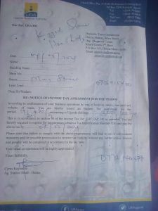 Read more about the article Panic as Uganda revenue authority issues income tax assessments in Kagadi