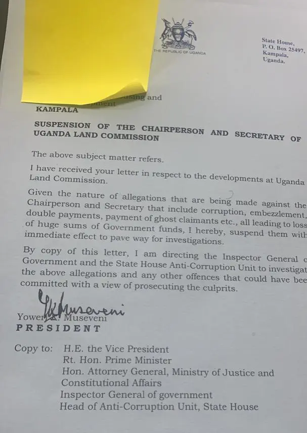 Read more about the article Museveni orders suspension of Nyakaisiki, directs IGG, SHACU to probe her