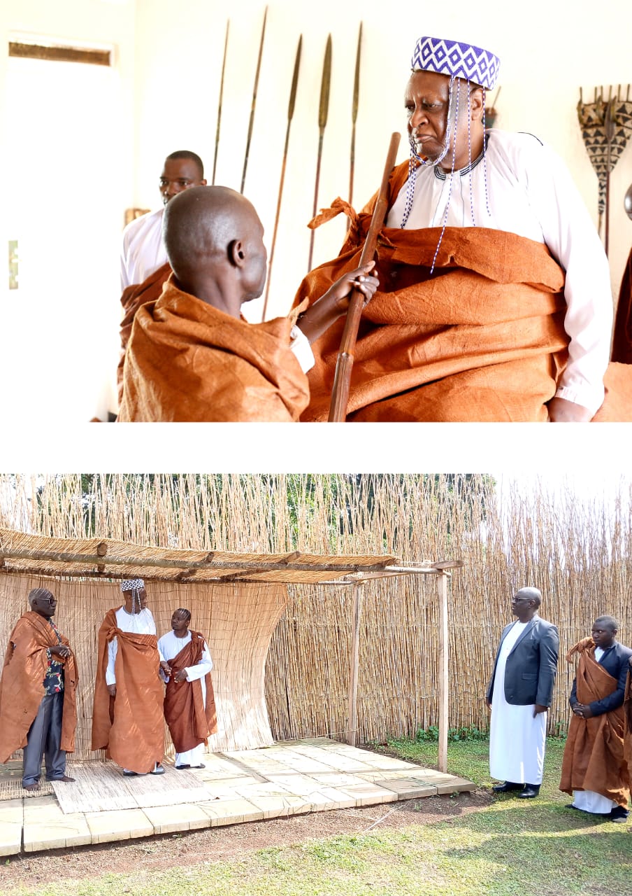 Read more about the article Omukama Solomon Gafabusa performs New Moon festival